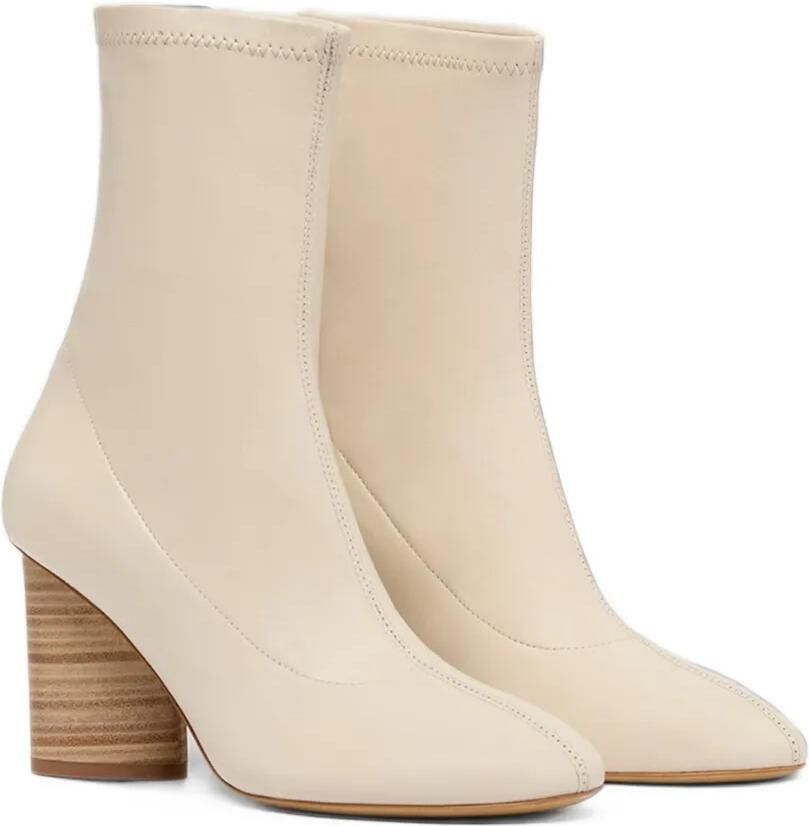 Carel Paris Lucia stretch-leather ankle boots Beige - Foto 3