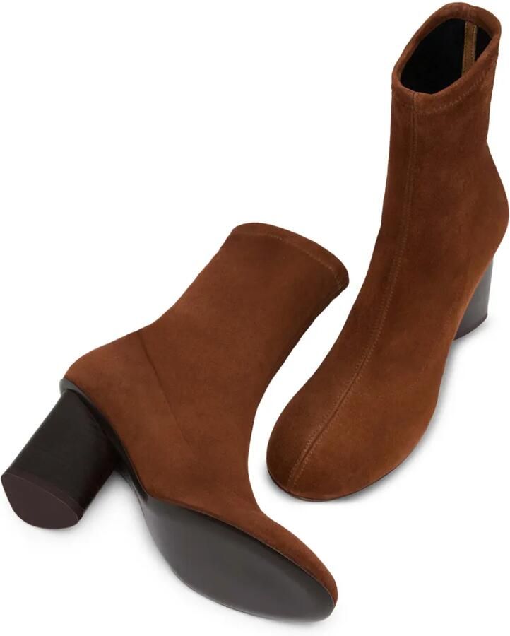 Carel Paris Lucia suede ankle boots Bruin - Foto 3