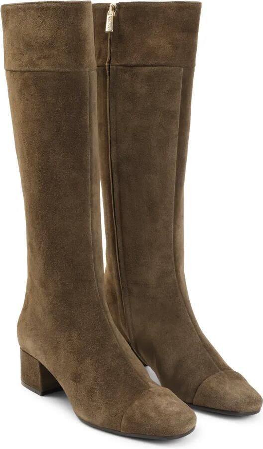 Carel Paris Malaga knee-high suede boots Bruin - Foto 4