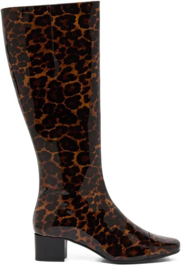 Carel Paris Malaga leopard-print boots Bruin
