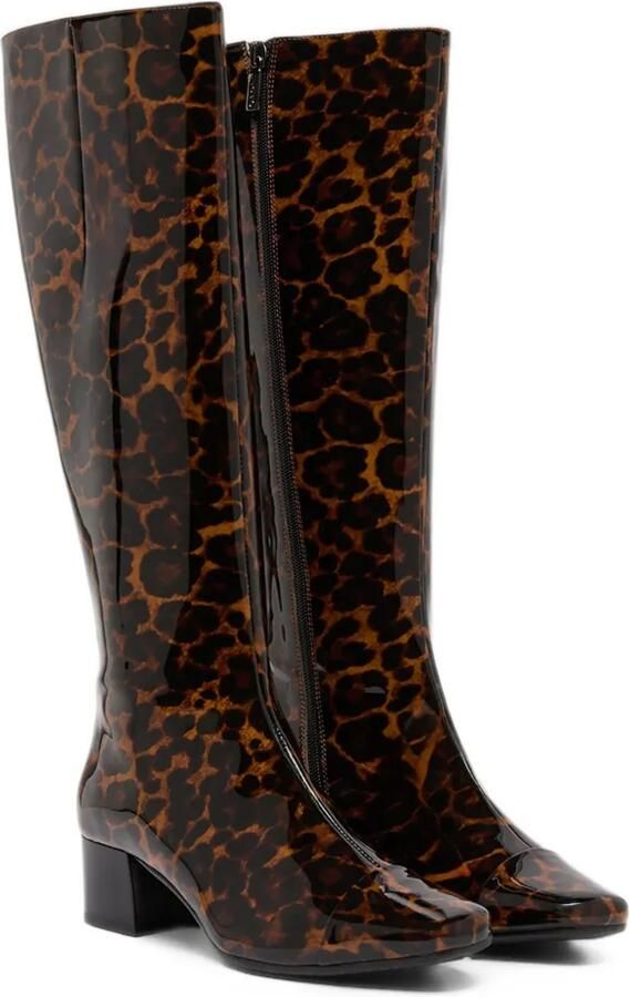 Carel Paris Malaga leopard-print boots Bruin - Foto 3