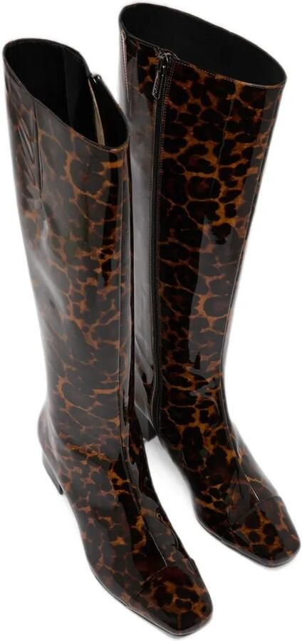 Carel Paris Malaga leopard-print boots Bruin - Foto 4
