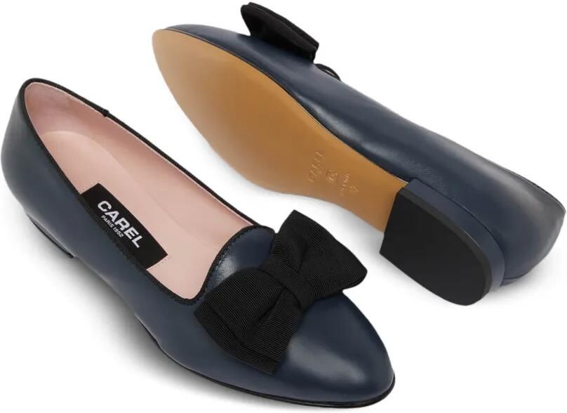 Carel Paris Marquis ballerina's met strikdetail Blauw - Foto 4