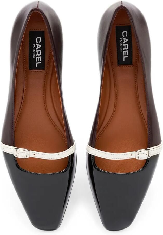 Carel Paris Mili ballerina's met gesp Bruin - Foto 3