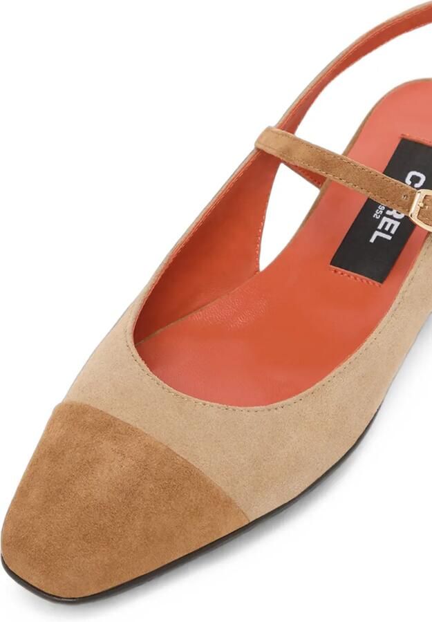 Carel Paris Oceano suède ballerina's Bruin - Foto 3