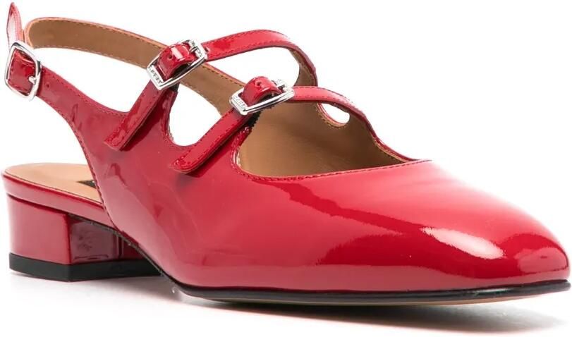 Carel Paris Peche lakleren Mary Janes Rood - Foto 2