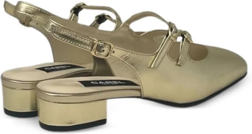Carel Paris Peche slingback pumps Goud - Foto 3
