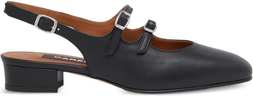 Carel Paris Peche slingback pumps met hak Zwart