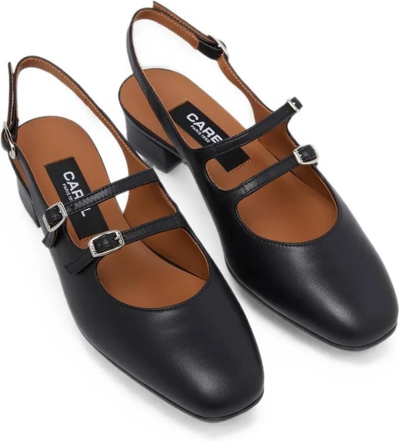 Carel Paris Peche slingback pumps met hak Zwart - Foto 3