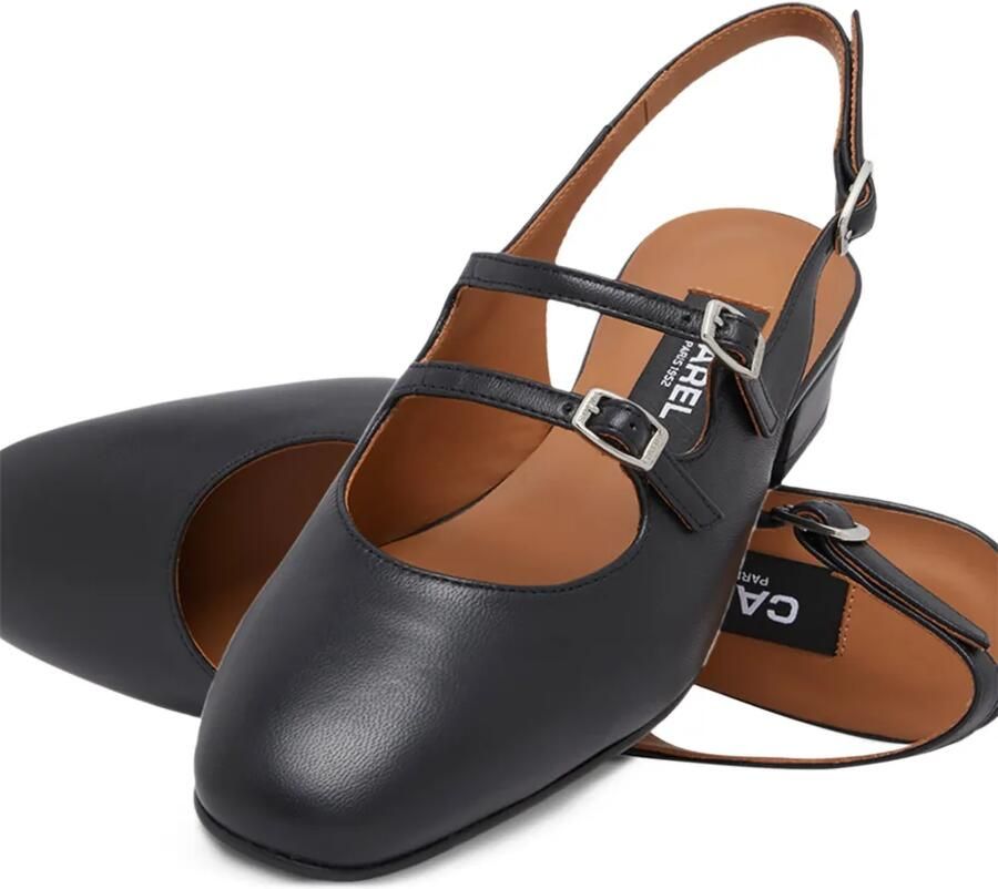 Carel Paris Peche slingback pumps met hak Zwart - Foto 2