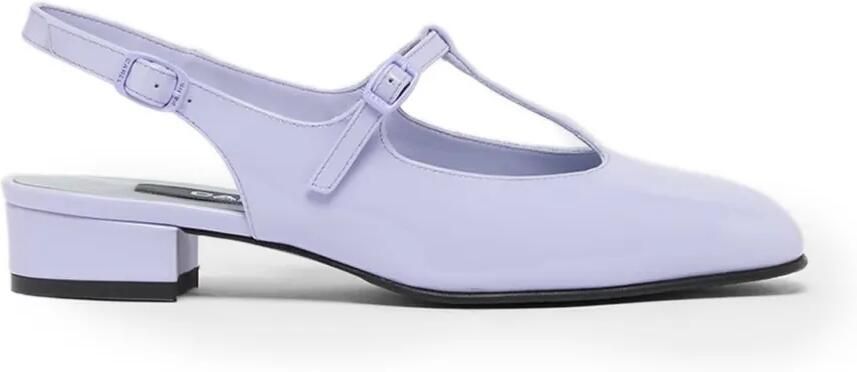 Carel Paris Prune lakleren slingback pumps Paars
