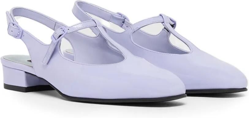 Carel Paris Prune lakleren slingback pumps Paars - Foto 5