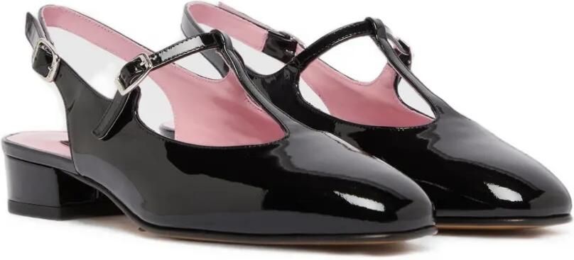 Carel Paris Prune pumps met T-bandje Zwart - Foto 5