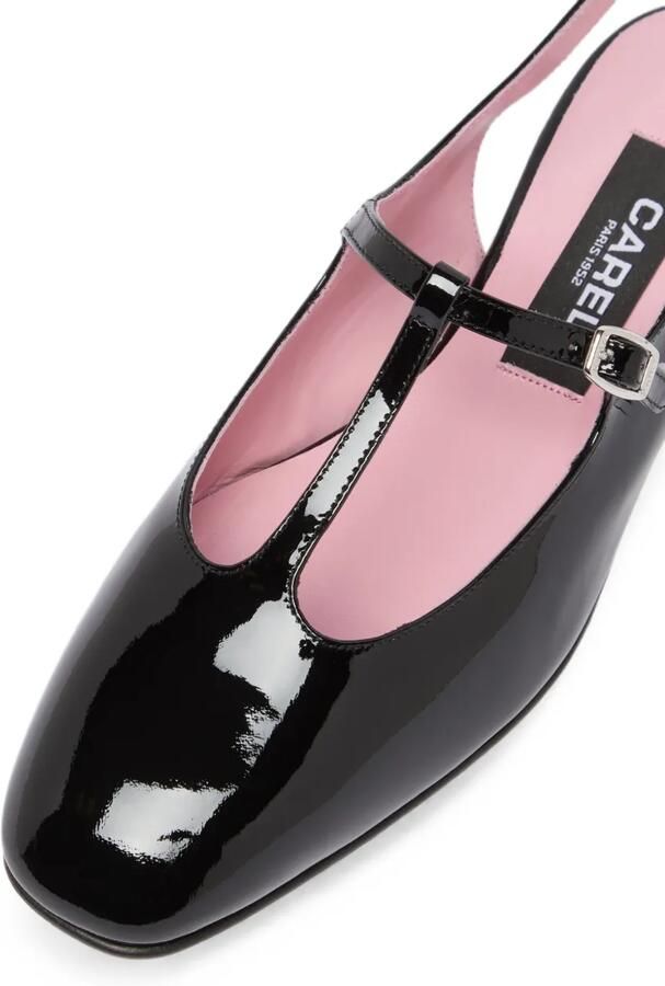 Carel Paris Prune pumps met T-bandje Zwart - Foto 3