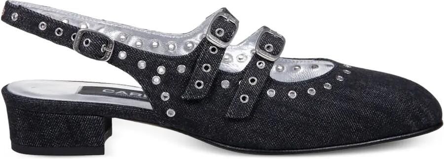 Carel Paris Queen slingback pumps Zwart