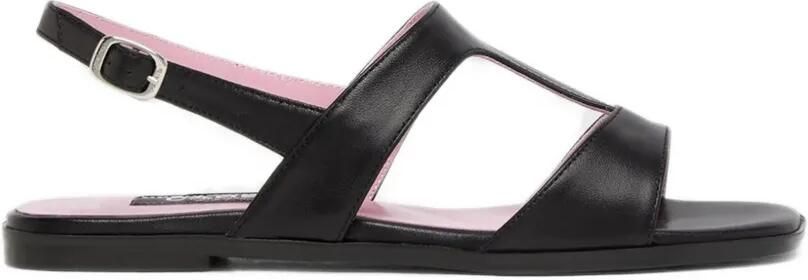 Carel Paris Roma leren sandalen Zwart