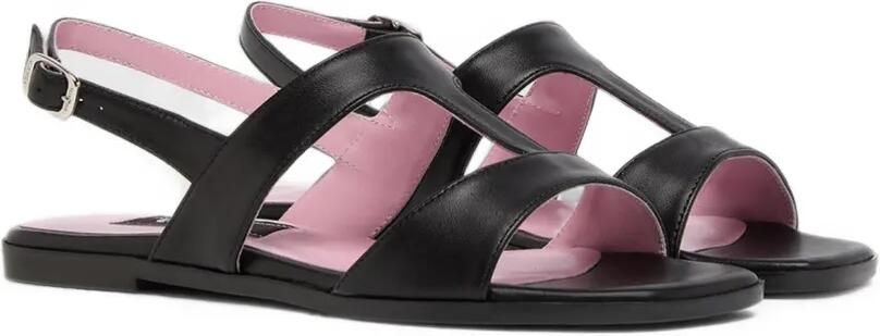 Carel Paris Roma leren sandalen Zwart - Foto 5