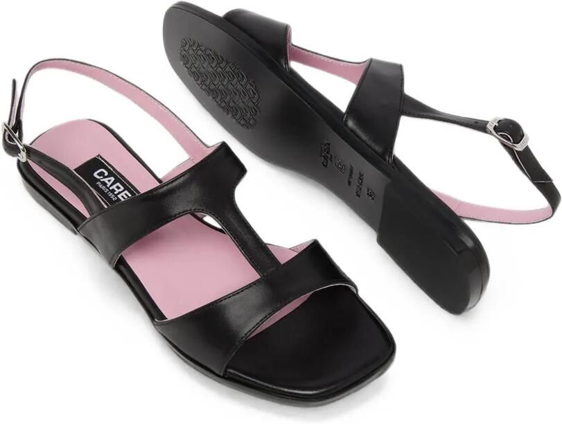 Carel Paris Roma leren sandalen Zwart - Foto 4