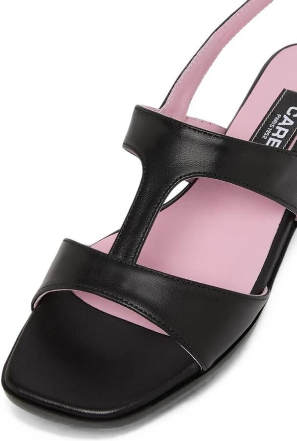 Carel Paris Roma leren sandalen Zwart - Foto 3