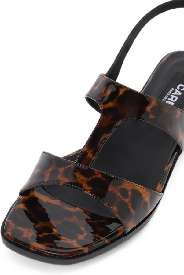 Carel Paris Roma sandalen met luipaard-print Bruin - Foto 4