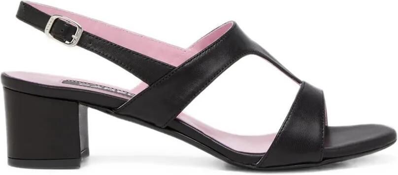 Carel Paris Romy leren sandalen Zwart