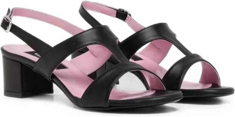 Carel Paris Romy leren sandalen Zwart - Foto 5