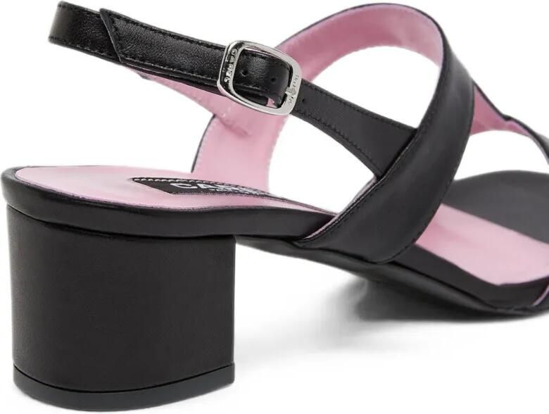 Carel Paris Romy leren sandalen Zwart - Foto 4