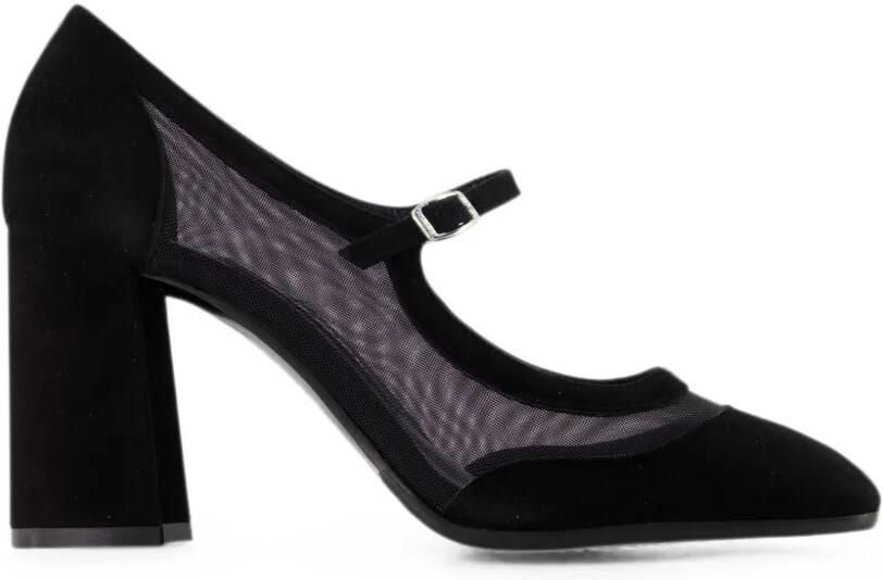Carel Paris Sachanight mesh pumps Zwart