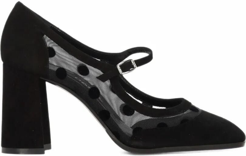 Carel Paris Sachanight mesh pumps Zwart