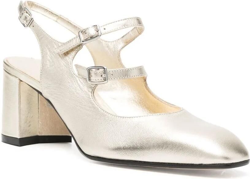 Carel Paris Sandalen met dubbele gesp Metallic - Foto 2
