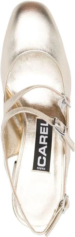 Carel Paris Sandalen met dubbele gesp Metallic - Foto 4