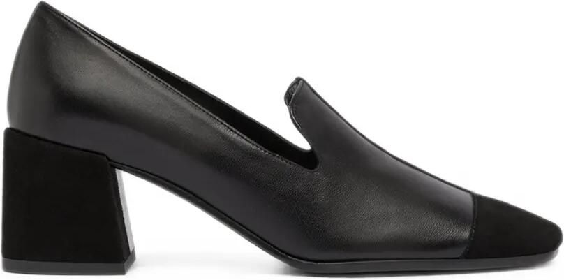 Carel Paris Silviana leren loafers met vlakken Zwart