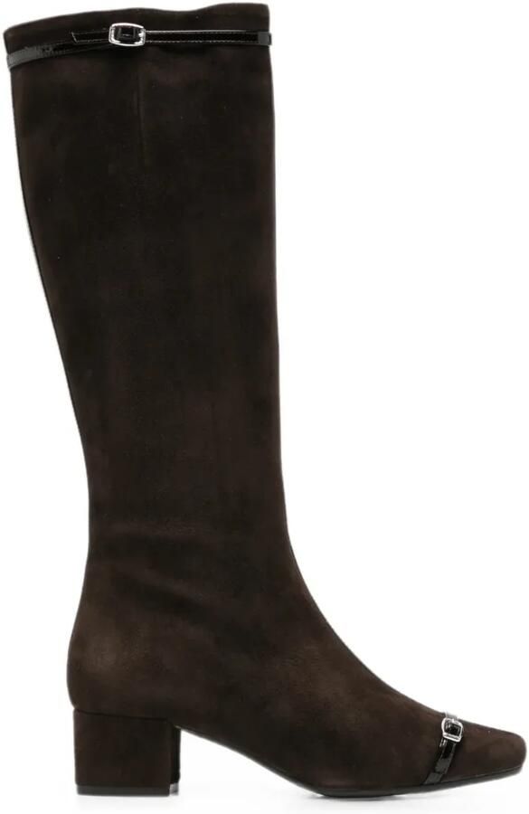 Carel Paris Starter knielaarzen met gespdetail Bruin