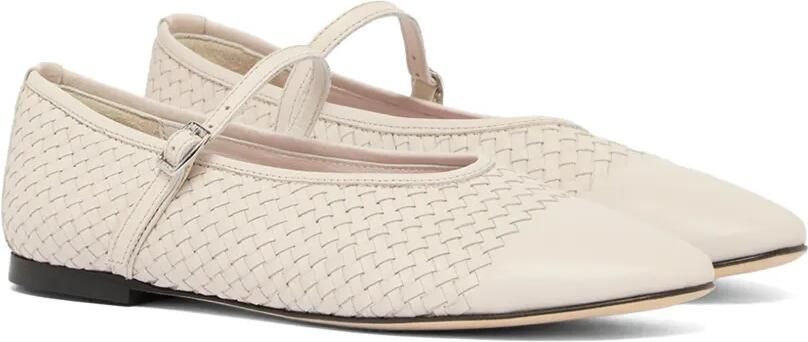 Carel Paris Tracy geweven leren ballerina's Beige - Foto 4