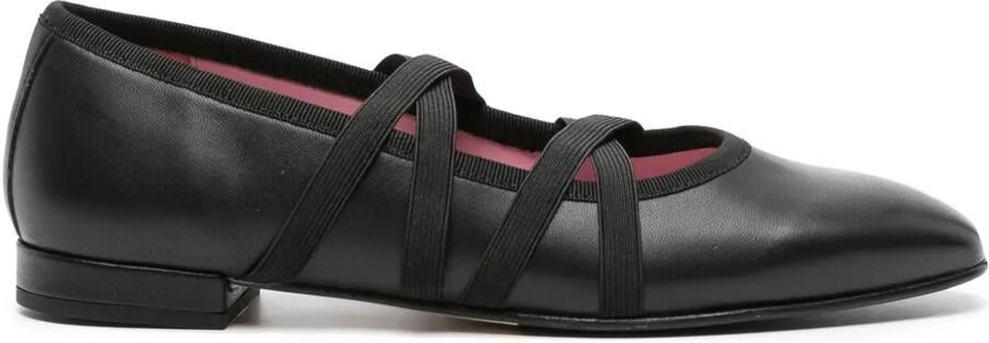 Carel Paris Tutu suède ballerina's Zwart