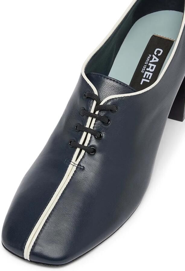 Carel Paris Vittoria lace-up heeled pumps Blauw - Foto 4