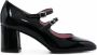 Carel Paris Alice leren Mary Jane schoenen Zwart - Thumbnail 1