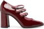 Carel Paris Keel leren pumps Rood - Thumbnail 1