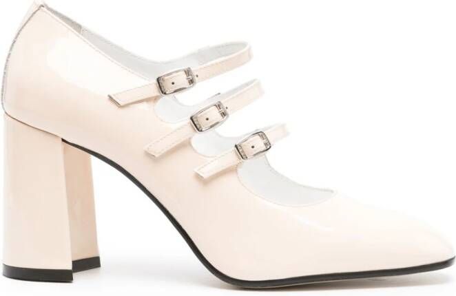 Carel Paris Keel leren pumps Beige