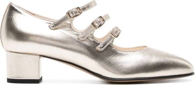 Carel Paris Kina 40mm lakleren pumps Goud