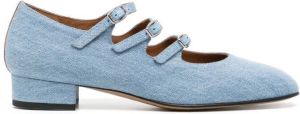 Carel Paris Kina pumps met gesp Blauw