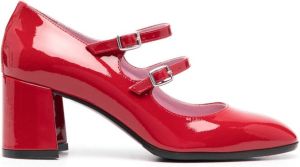 Carel Paris Kina Mary Janes 60mm pumps Rood
