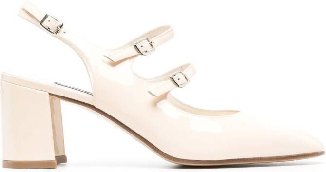 Carel Paris Mary Jane slingback schoenen Beige