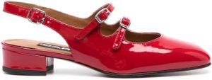 Carel Paris Lakleren ballerina's Rood