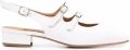 Carel Paris Peche slingback pumps met gesp Wit - Wit