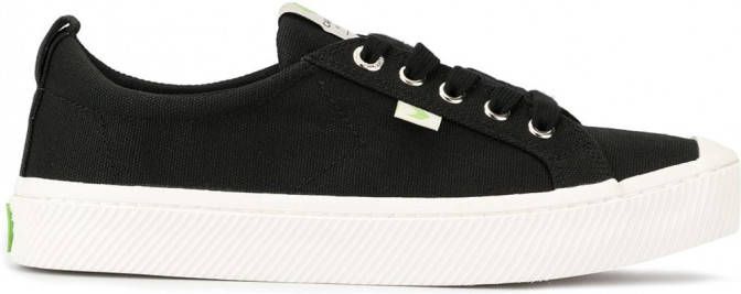 Cariuma OCA low top sneakers dames canvas canvas rubber 5.5 Zwart