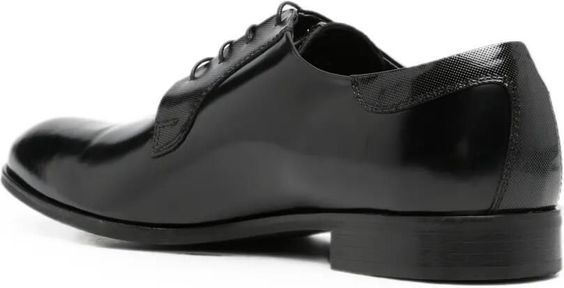 Carlo Pignatelli Derby veterschoenen met textuur vlak Zwart - Foto 2