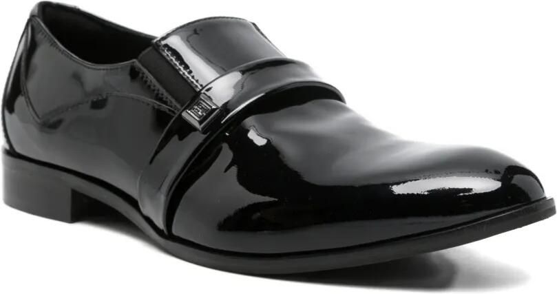 Carlo Pignatelli Lakleren loafers met bandje Zwart - Foto 2