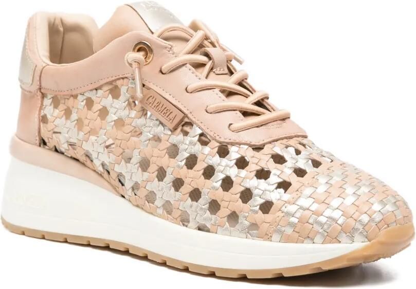 Carmela Geweven sneakers Beige - Foto 2