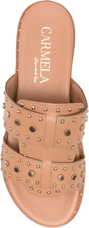 Carmela Sandalen verfraaid met studs Beige - Foto 2